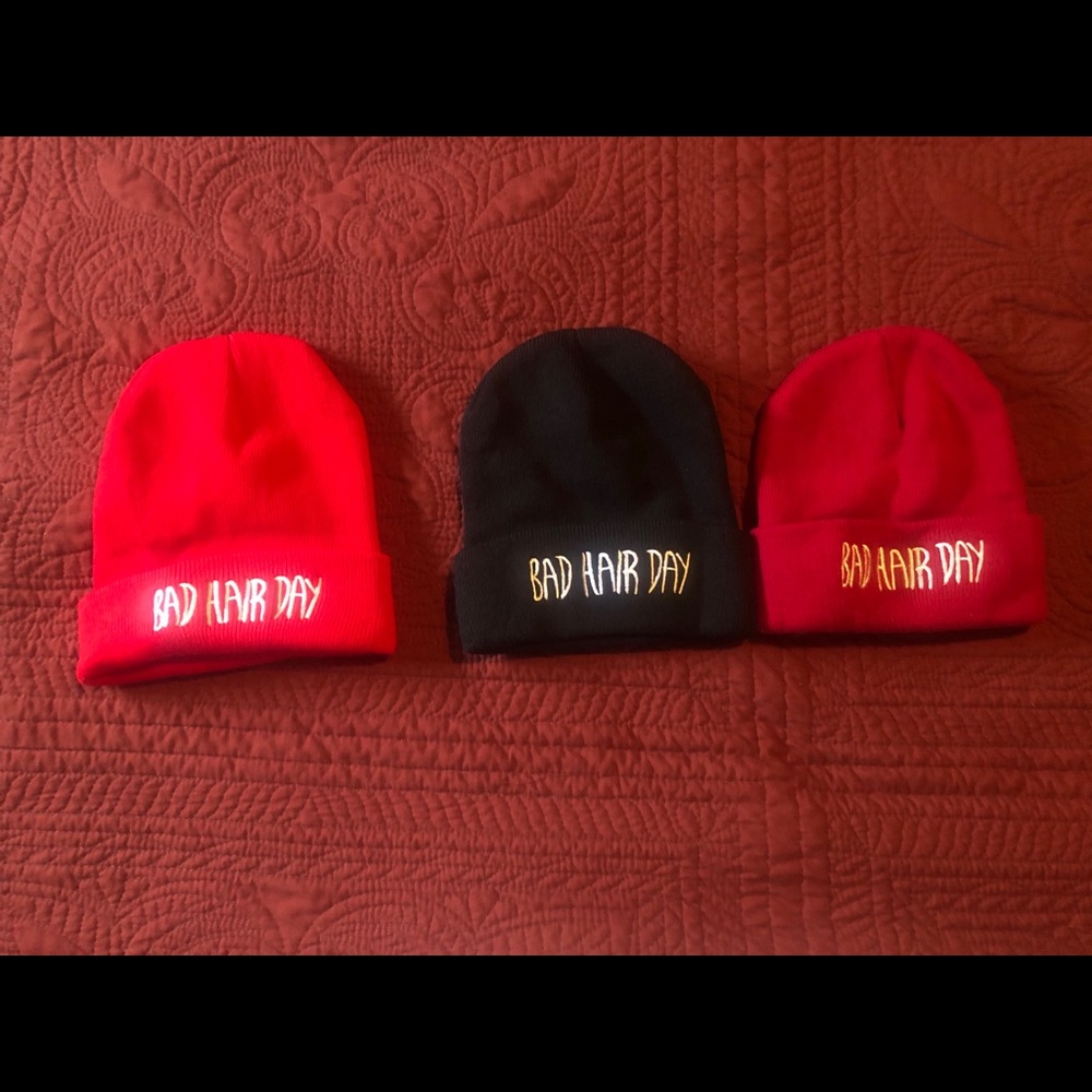 Bad hair day beanies